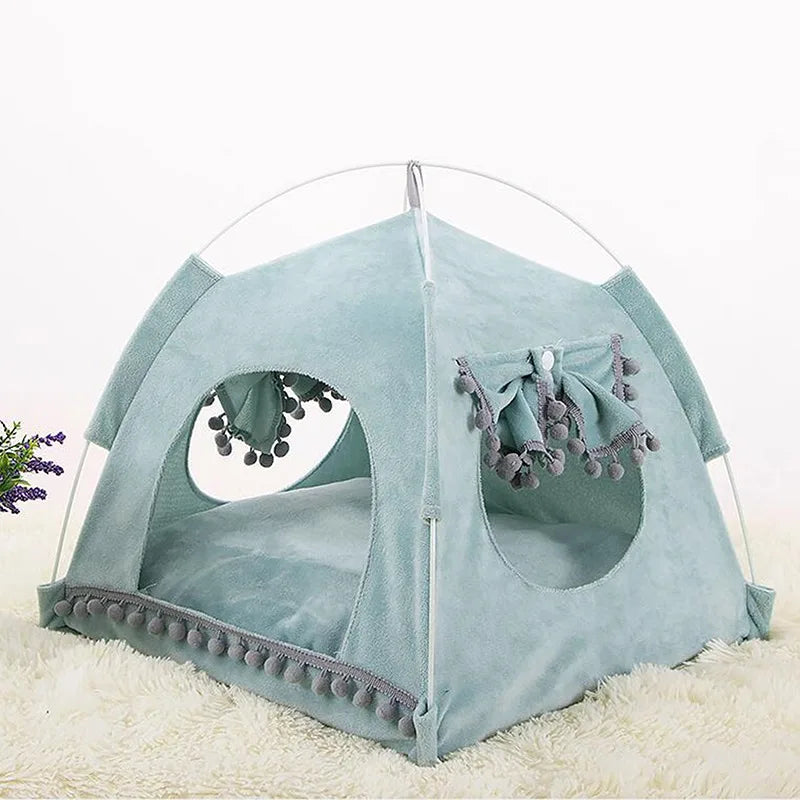 Premium Katzenzelt Bett Komfort - Plüsch 40x40 cm Bis 8 kg