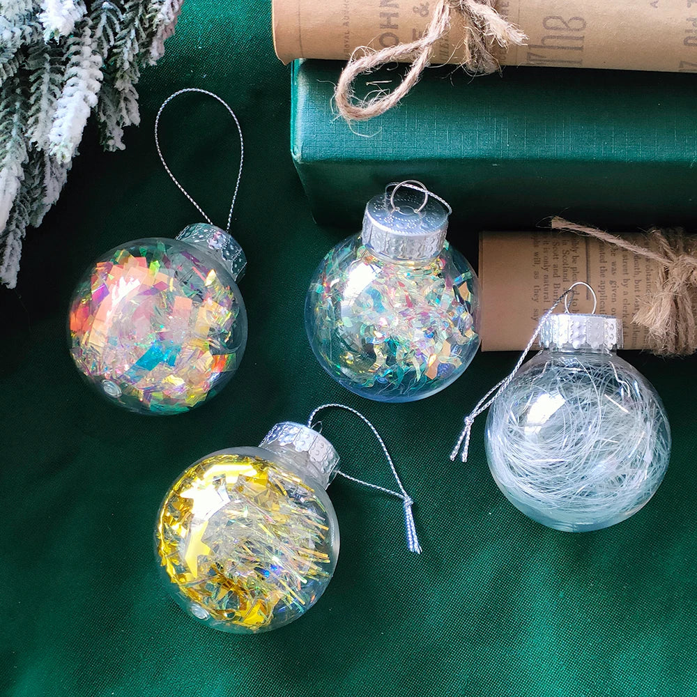 Partigos Hängende Schneekugel Kristall - Kapazität 5 Stk; Größe Ø4 cm