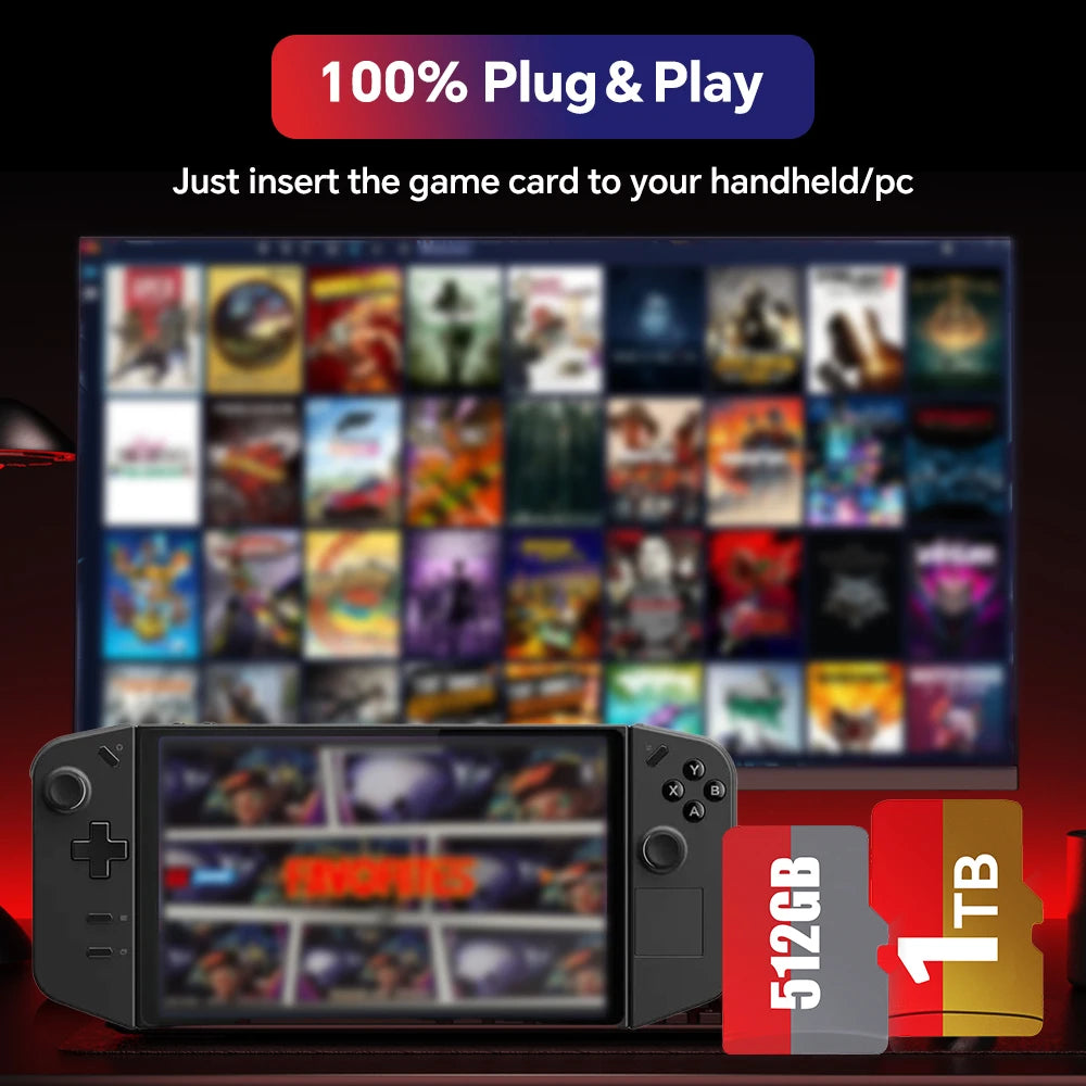 GameFlash G4 Spielkarte 4W - 512GB/1TB kompakt für Handheld