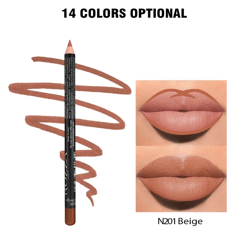 Choice Nude Lipliner Bleistift - 14 Farben Matt Wasserdicht