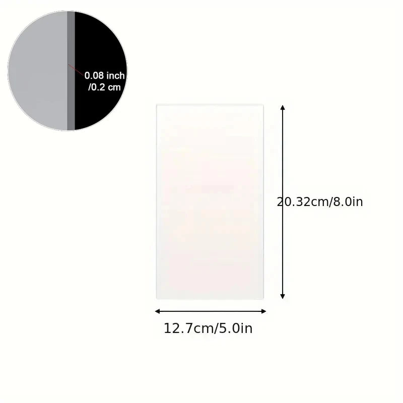 ALICAKE Acrylspachtel Transparent Dekorieren - 20 cm 30 cm