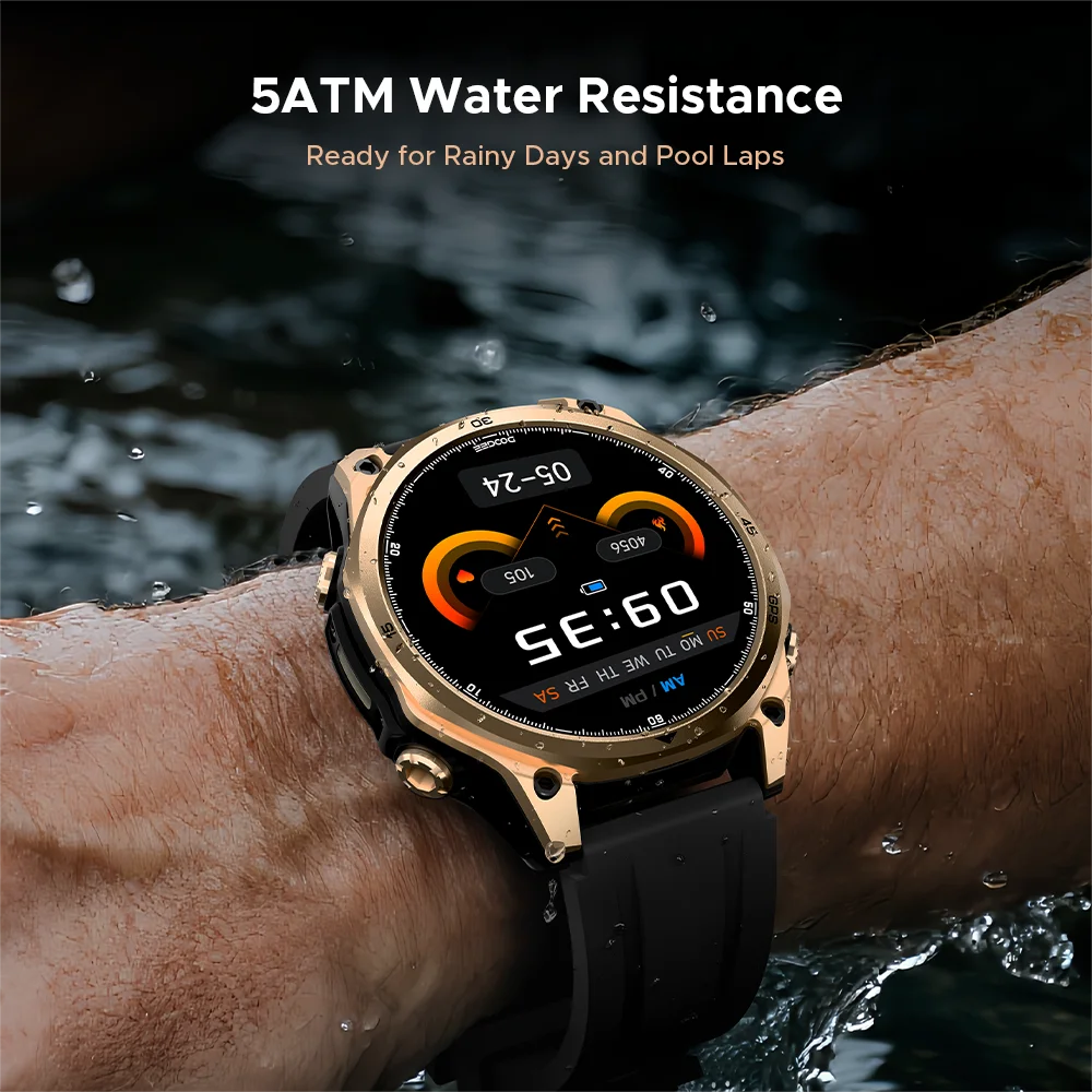 DOOGEE Anywise W1 AMOLED - Akkulaufzeit 18 Tage, Bluetooth 5.3, 1,43 Zoll