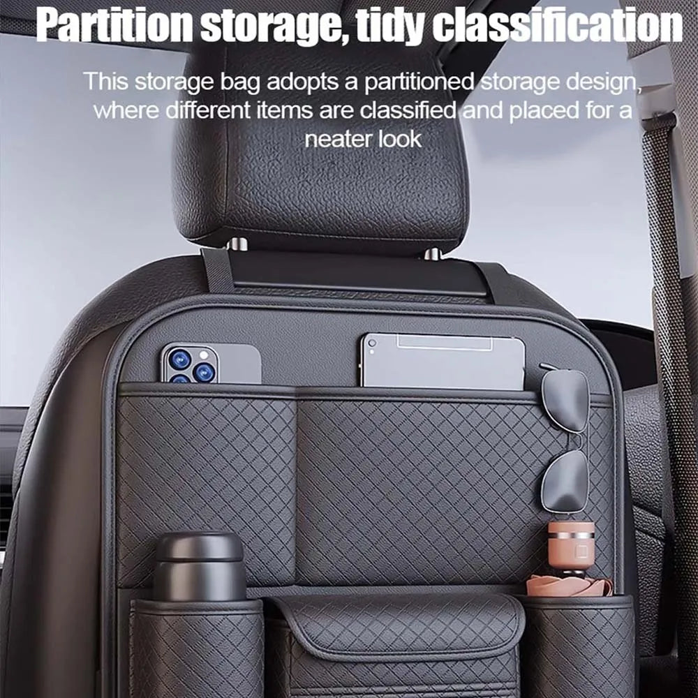 Multifunktionale Auto Sitzrücken Aufbewahrungstasche - Auto Rücksitz Multi-Tasche Große Kapazität - Aufbewahrung für Auto Zubehör und Gegenstände