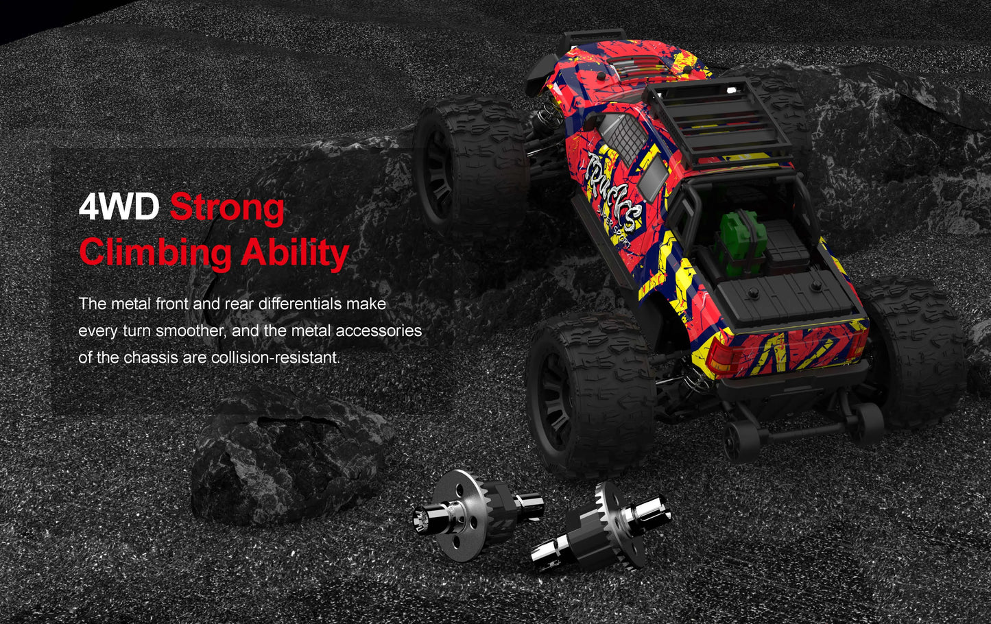 RC-Rennwagen 2025: Teeggi 1:14 High Speed Rc Off-road Car 4WD 100KM/H - Brushless Motor 3S Remote Control Drift Racing Cars Toys For Childrens Gift Collection