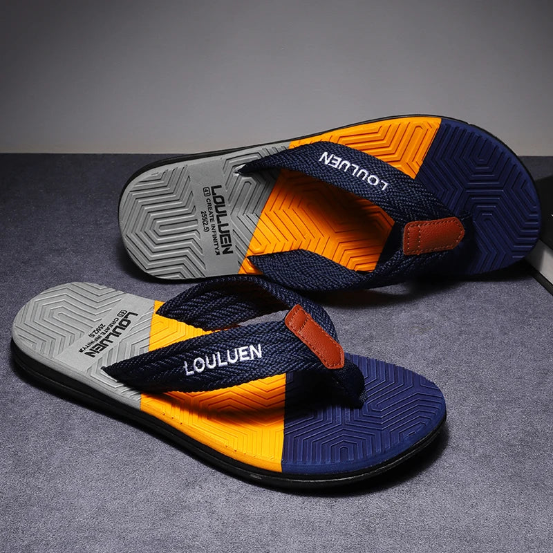 Hohe Qualität Marke Männer Flip Flops Sommer Strand Flip Flops Männer Mode Atmungsaktiv Casual Strand Männer Hausschuhe Sommer Outdoor