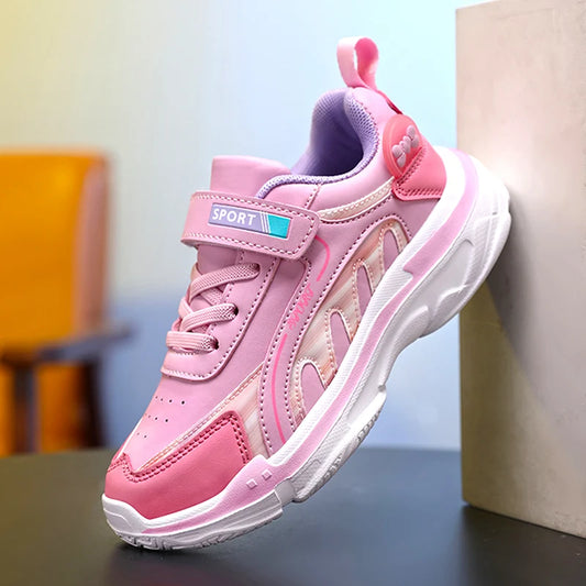 Schule Sneaker Für Mädchen Rosa 2025 Neu Komfortabel Frühling Casual Schuhe Für Kinder Weich Flexibel Kinder Mädchen Sport Schuhe
