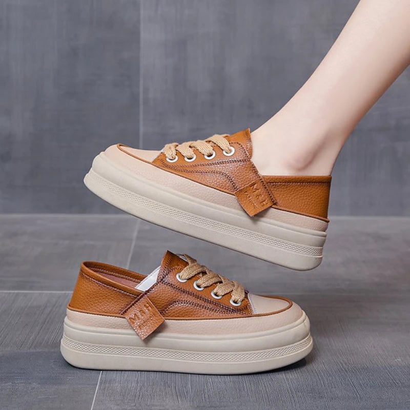 UXST JY100 Bequeme Plateausneaker - Größengetreu 1-3cm