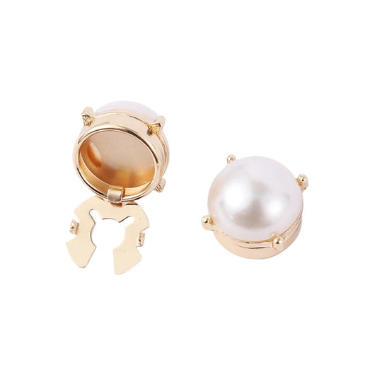 Neu Fashion Perlen Manschettenknöpfe 2025 - Herren Hemd Buttons Cuff Links - Luxus Hochzeit Business Schmuck Accessories High-Quality
