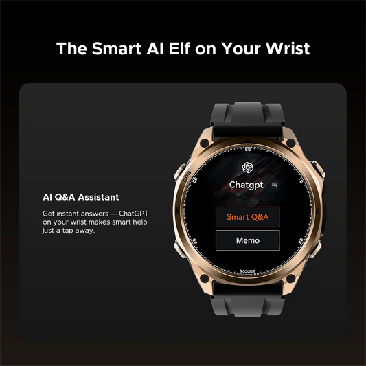 DOOGEE Anywise W1 AMOLED - Akkulaufzeit 18 Tage, Bluetooth 5.3, 1,43 Zoll