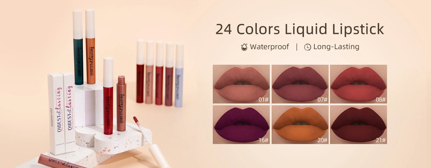 Matte Liquid Lipstick Waterproof Long Lasting