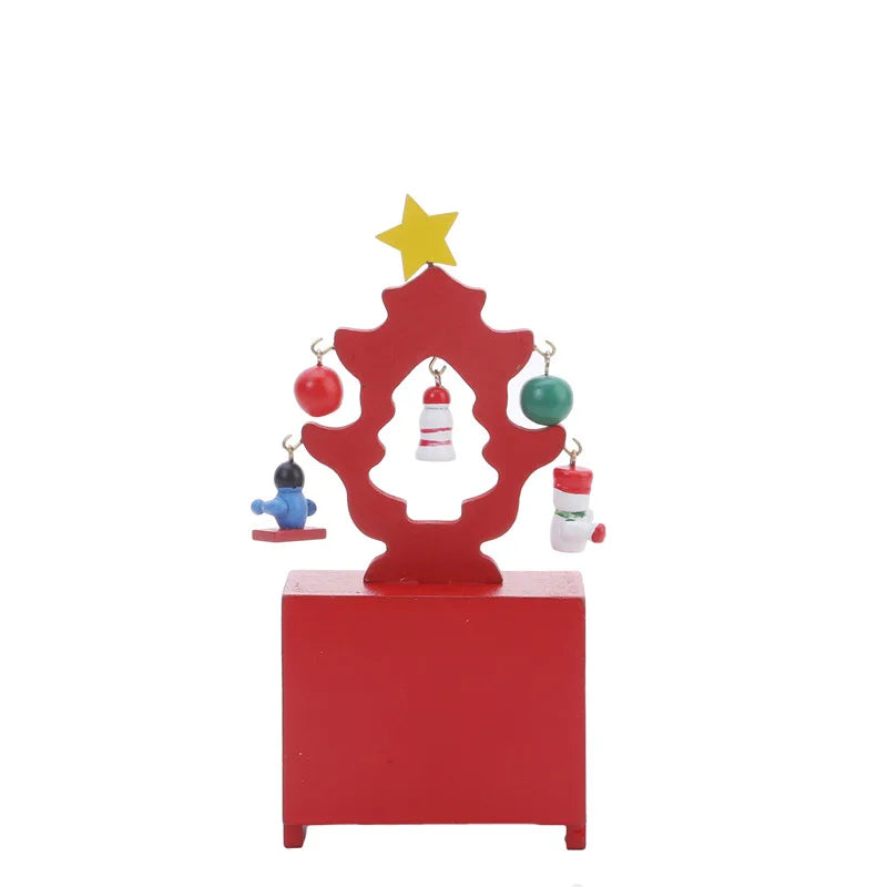 CN Adventskalender Holz Countdown - Kapazität 24 Tage, Größe 15x20 cm