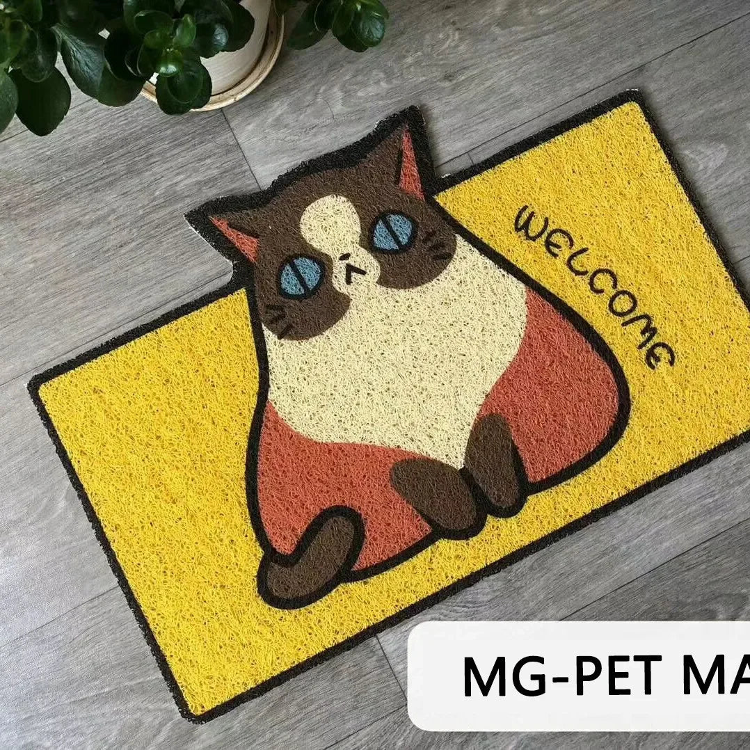 Fußmatte 2025: Cartoon Welcome Entrance Doormat Carpet Kitchen Corridor Non-slip Cat Dog Pet Floor Mat Home Bathroom Living Room Collection