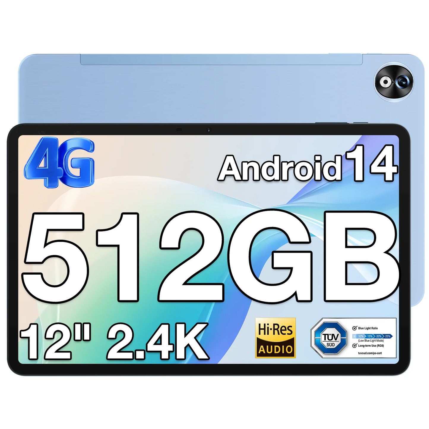 DOOGEE T40 Pro Ultradünn - 10800mAh Akku, 512GB Speicher, 12Zoll