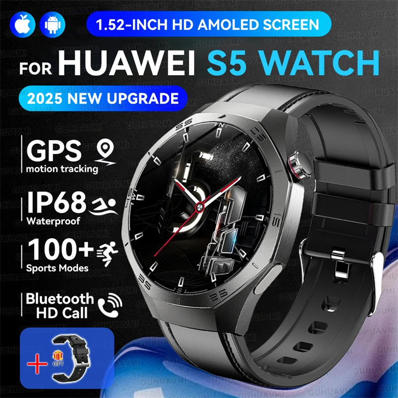Huawei GT5 Pro AMOLED Display - 1.52 Zoll GPS IP68 Puls
