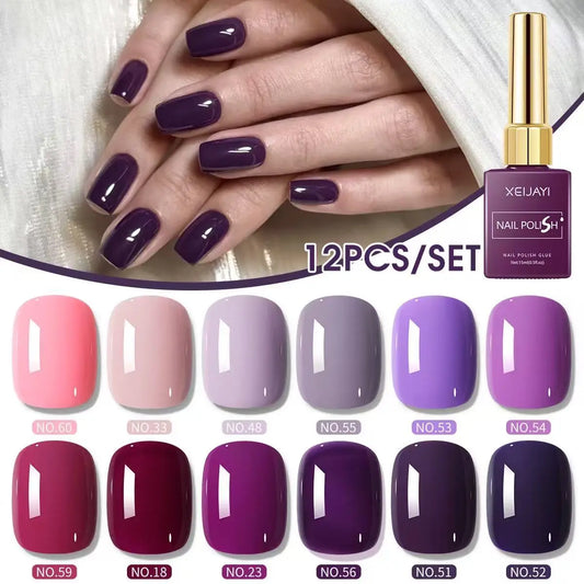 XEIJAYI Gel Set Neonfarben - 12er 15ml UV LED SemiPermanent