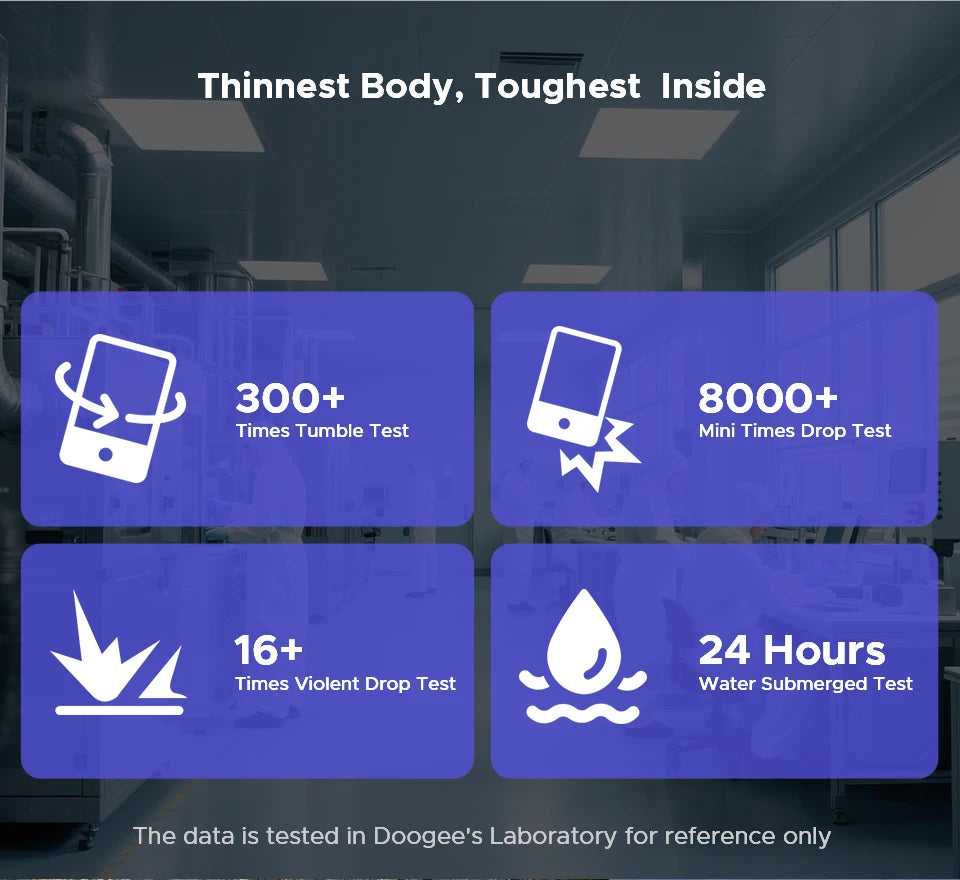 DOOGEE Blade20 Robustes Gemini AI Smartphone - 10300mAh 6,6 Zoll 18W