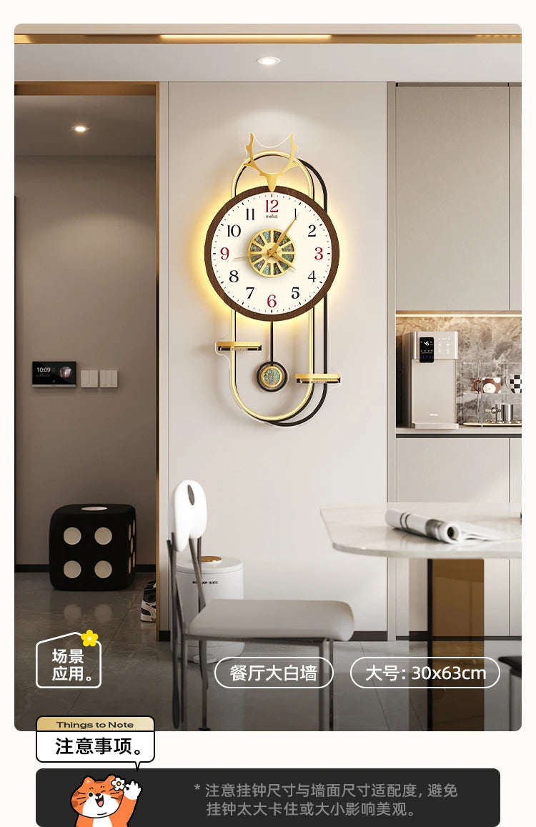 Modern Digital Clocks Wall Nordic Design Luminous Living Room Clock Wall Luminous Art Relogio De Parede Room Decorarion
