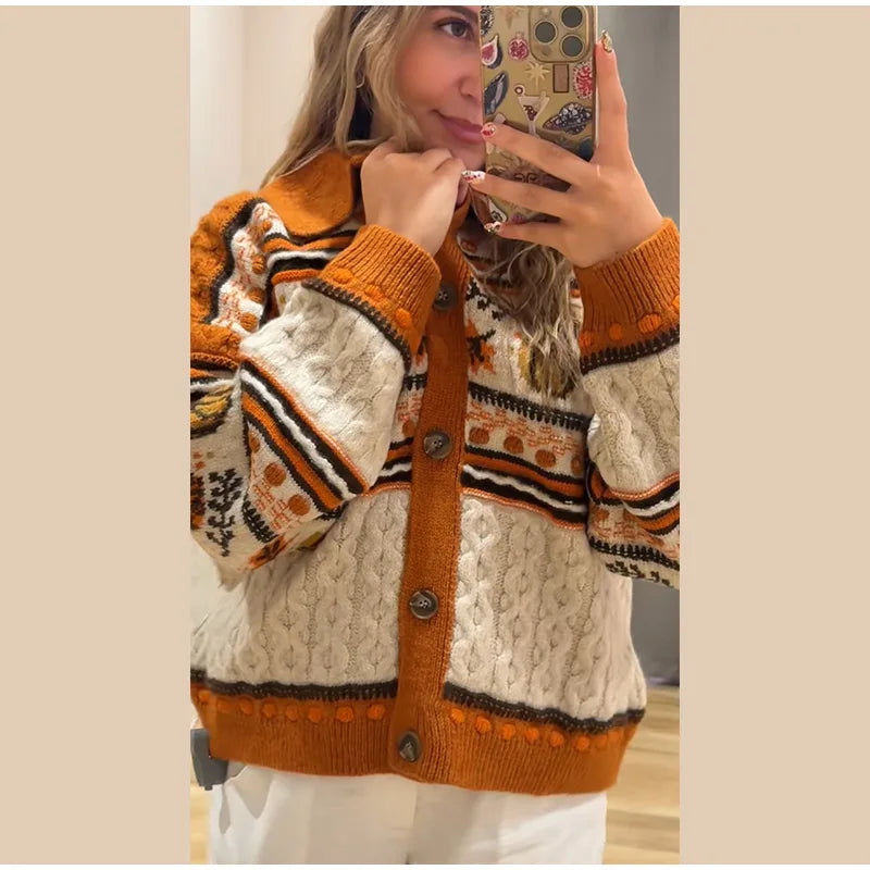 LunaKnit Y2K Strickcardigan - Gr. M, Bambusfaser, Regular