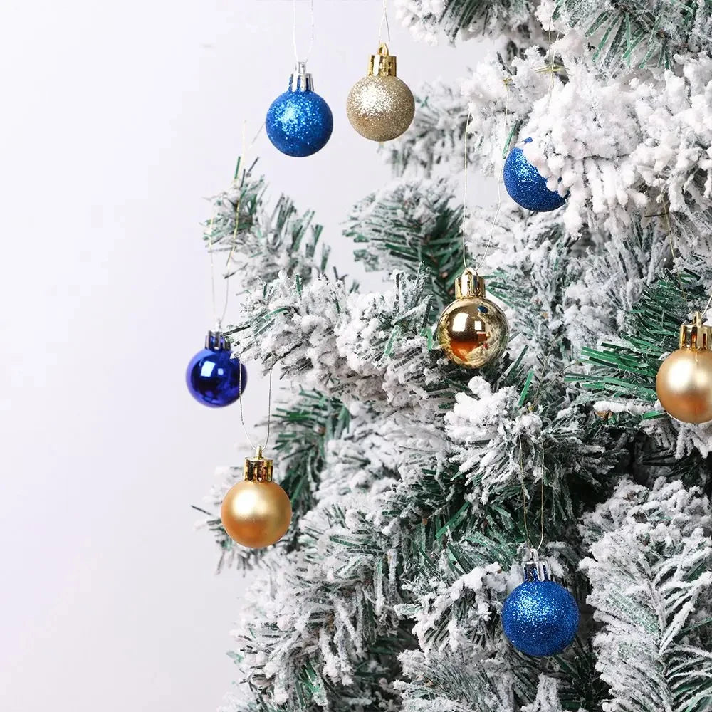 Choice Kunststoff-Weihnachtskugeln Glänzend - Inhalt 12 Stk, Ø4 cm