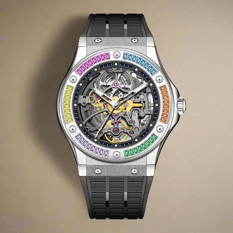 Haofa skeleton,Luxury automatic mechanical watch