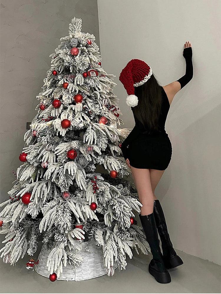 Girls sleeveless pleated mini dress korean style