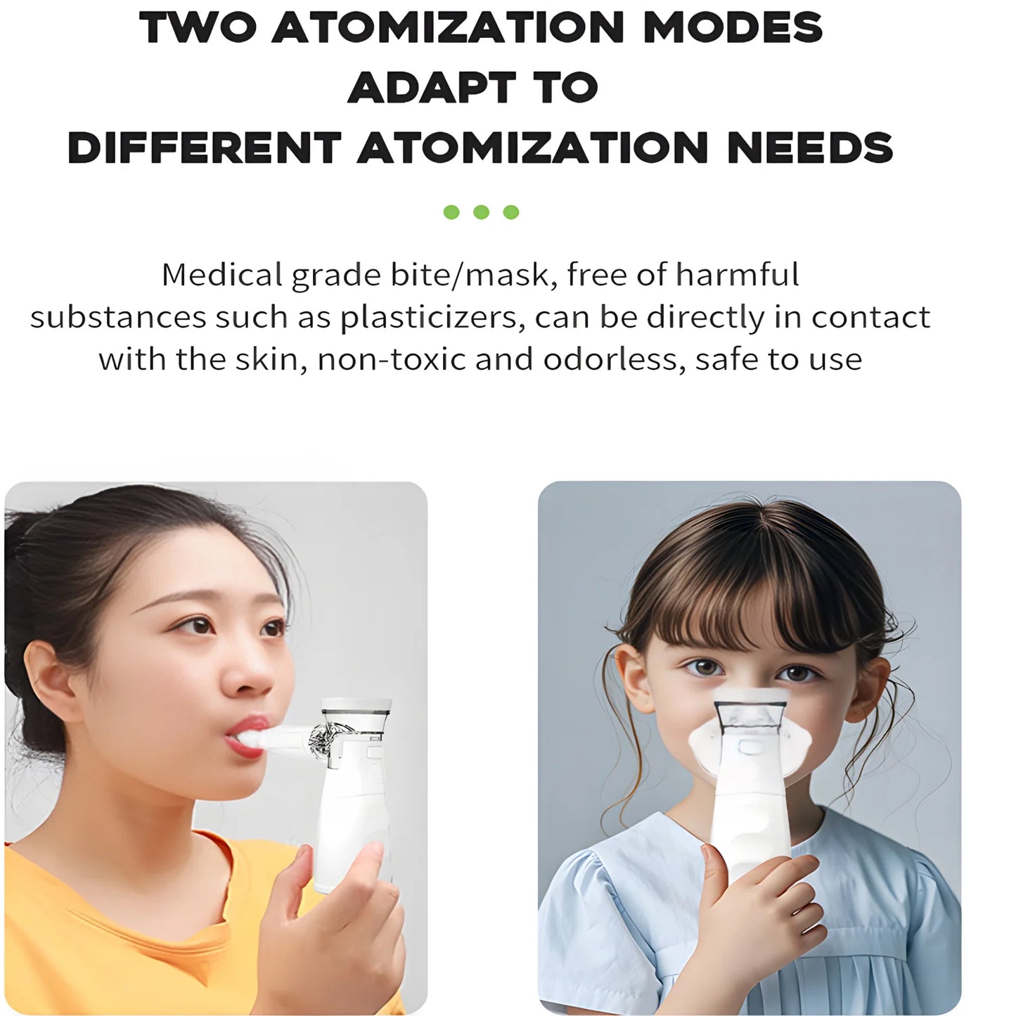 NONES Vernebler Stille - Kapazität 5 ml, Leistung 2 W, Größe Klein