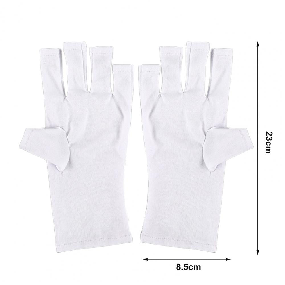 1Colors UV Handschuh LED Lampe - Größe 23 x 8.5 cm Set Nail