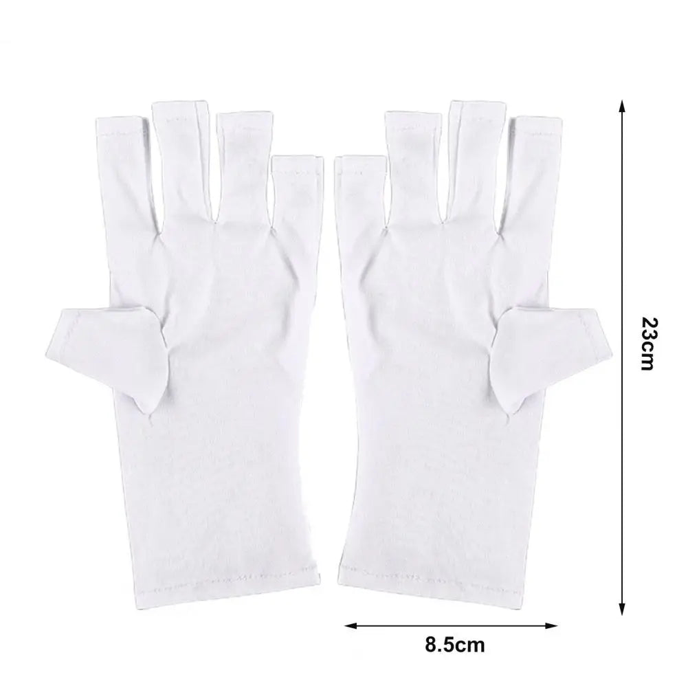 1Colors UV Handschuh LED Lampe - Größe 23 x 8.5 cm Set Nail