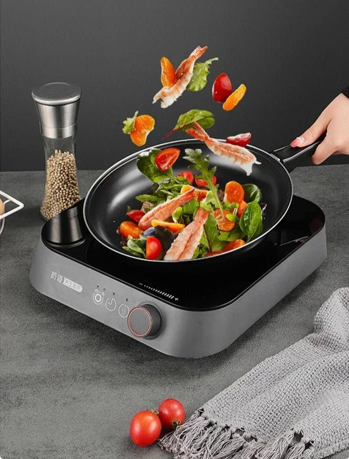 Chef Gusseisen Pfannen Set - 20/25/30cm Antihaft Induktion
