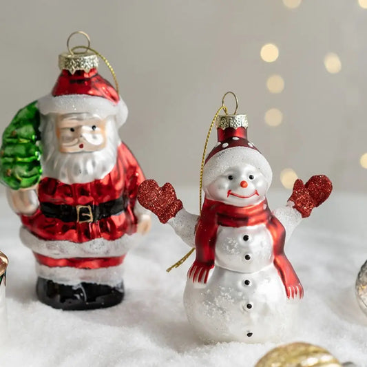 Santa Claus Glas Ornament - Fassungsvermögen 5 ml, Leistung 0 W, Größe 8 cm