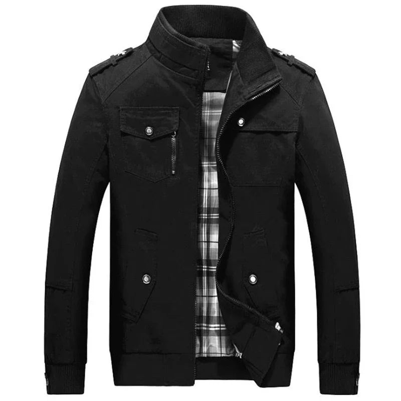 SCHEIFELE Bomberjacke Pilotstil - Baumwolle Taschen, Normal