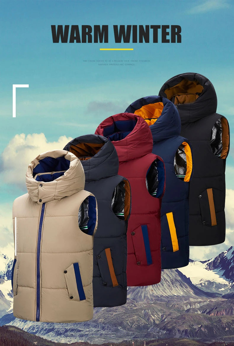 Ippolich Weste Winddicht - Kapuze, Gr. L, Polyester