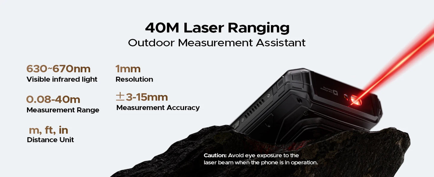 DOOGEE V Max LR Laser-Entfernungsmesser - 20500 mAh, 45W, 6,78 Zoll