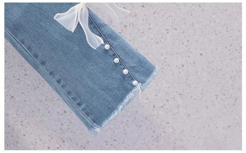 Kinder Set Mädchen Pullover - Langarm Rundhals Größe 4-6J