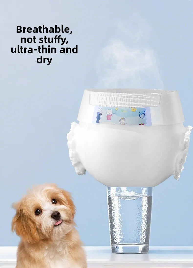 Choice Welpenwindel wasserdicht - 12 Stk verstellbar M