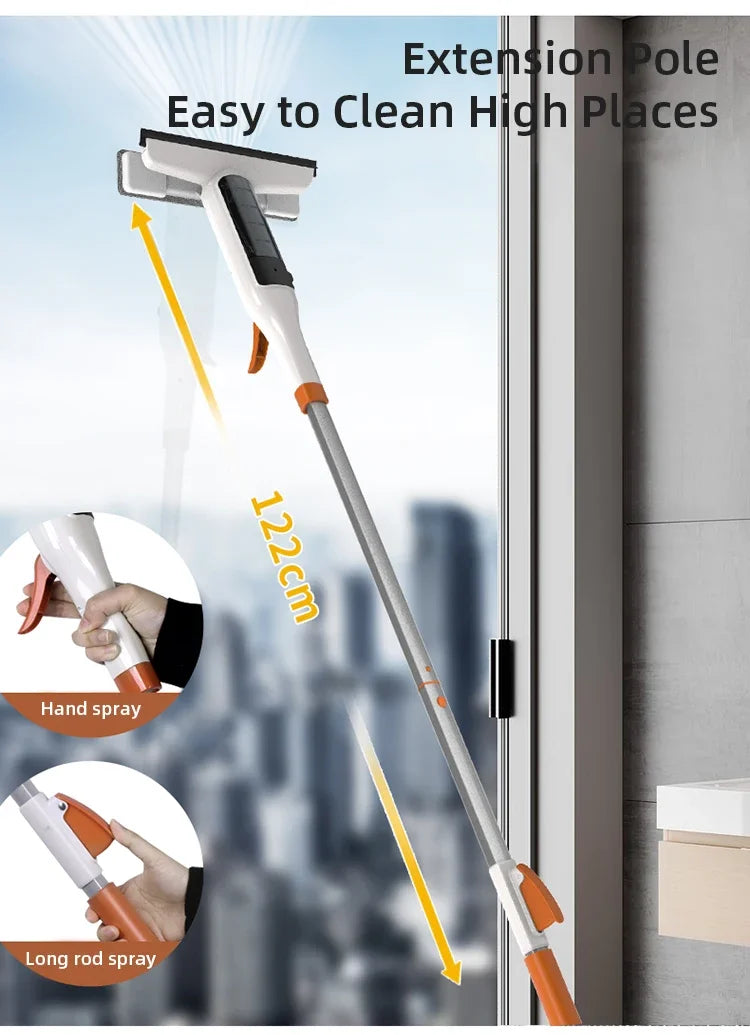 Soluție de curățat geamuri multifuncțională SprayMop - 400ml 12W 30cm