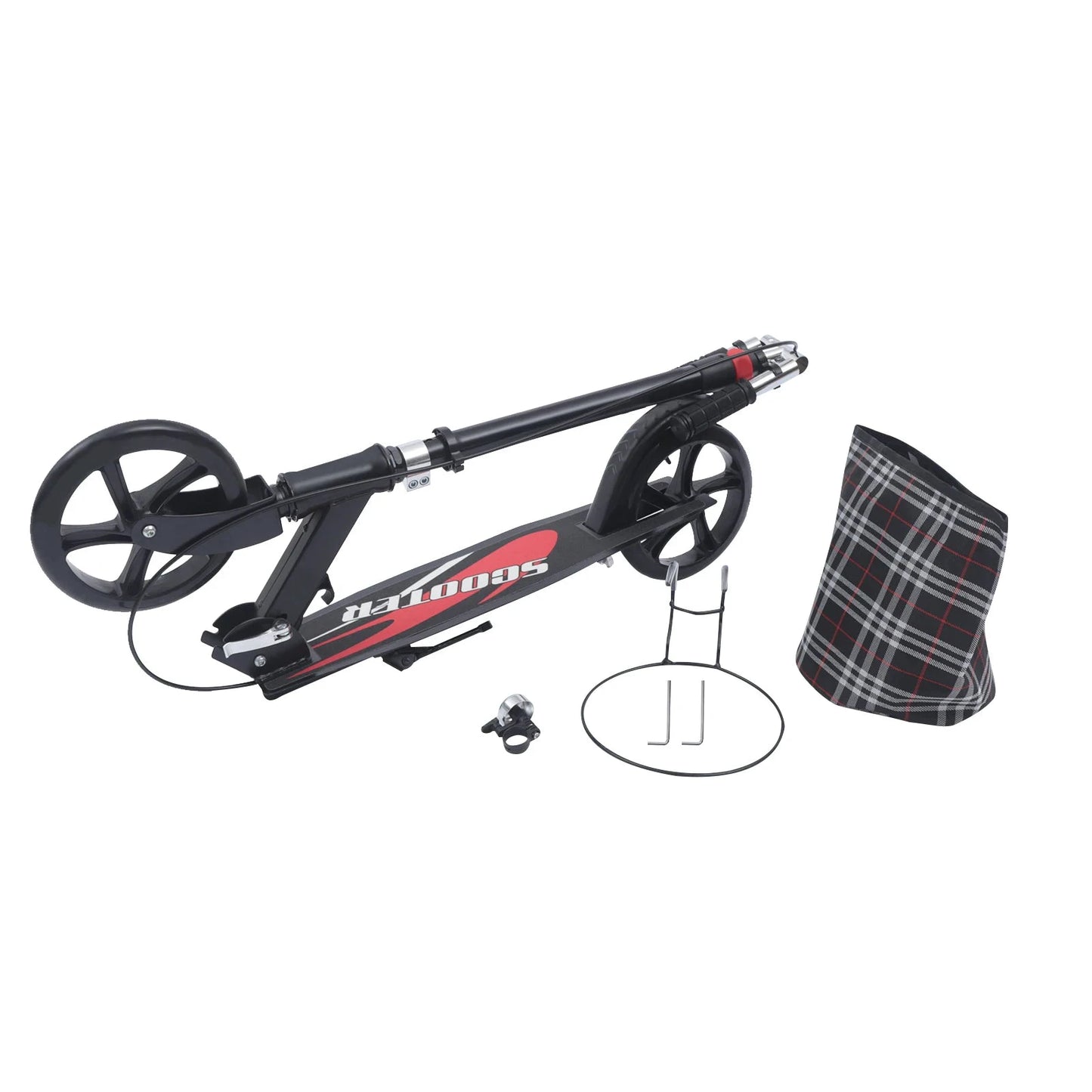 Klappbarer Cityroller Mit 200mm Rollen Und Handbremse