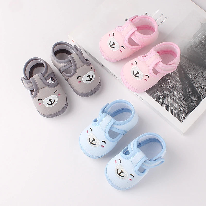 Neugeborene Cartoon Baby Schuhe 2025 - Premium Erste Laufschuhe Weiche Sohle - Jungen Mädchen Kleinkind Frühling Herbst