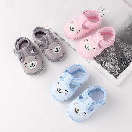 Neugeborene Cartoon Baby Schuhe 2025 - Premium Erste Laufschuhe Weiche Sohle - Jungen Mädchen Kleinkind Frühling Herbst