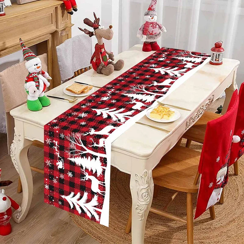 SantaHome Tischläufer Weihnachtszauber - Maße 30x180 cm, Baumwolle