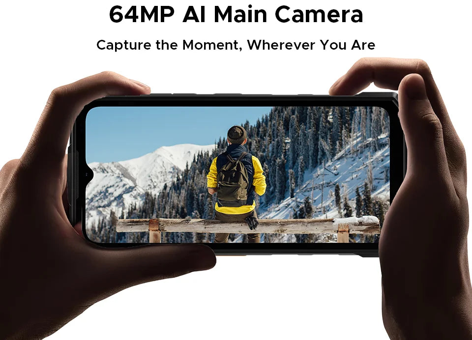 DOOGEE Fire 7 Robustes Smartphone - Akk 13000 mAh, 18W, 6,6 Zoll