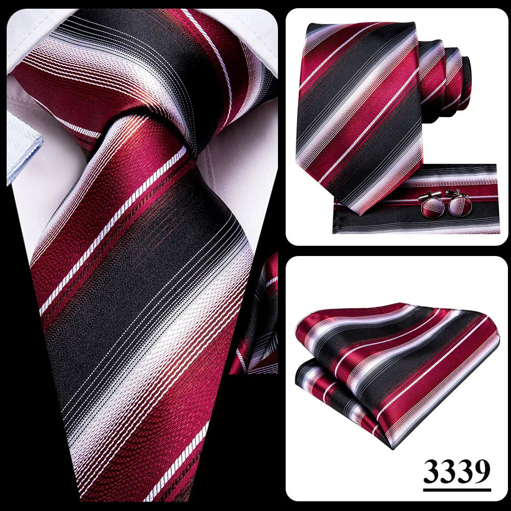 Hi-Tie Seiden-Herren-Krawatten-Set Blumenmuster Gelb Gold Krawatten und Taschentücher Manschettenknöpfe-Set Herren-Hochzeits-Party-Anzug-Mode-Halskrawatte C-3053