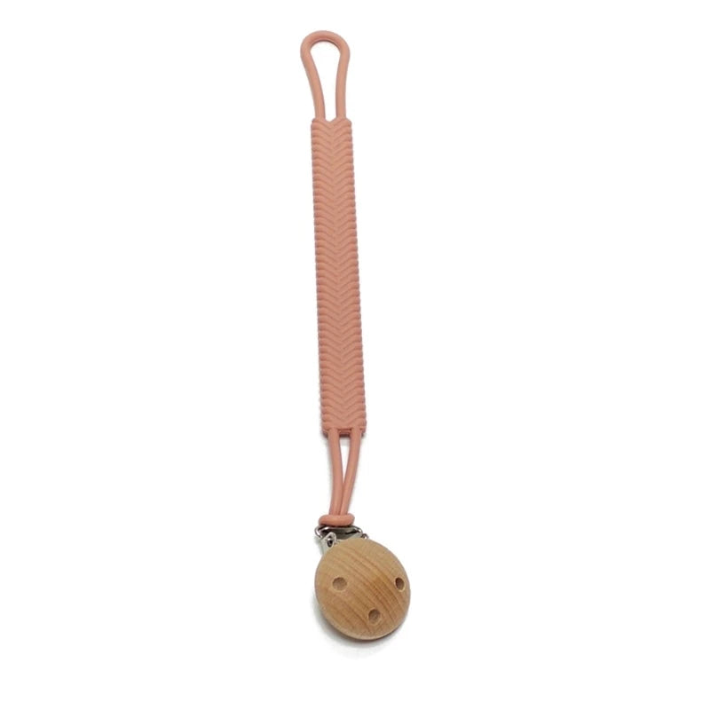 Schnuller-Clip 2025: THINKTHENDO Silicone Pacifier Clip Baby Boys Girls - Flexible RustFree Holder Teething Relief Safe Baby Collection