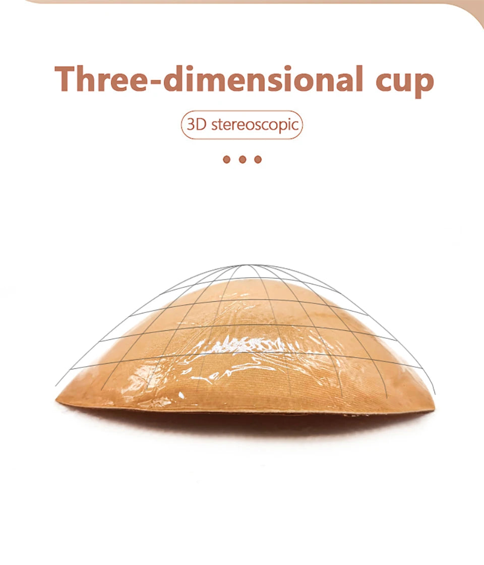 Doppelseitig Klebende Sticky Bra-Einsätze Push Up Dicker Schwamm Brustlift-Pads Schwimmanzug Bikini Cup Enhancer