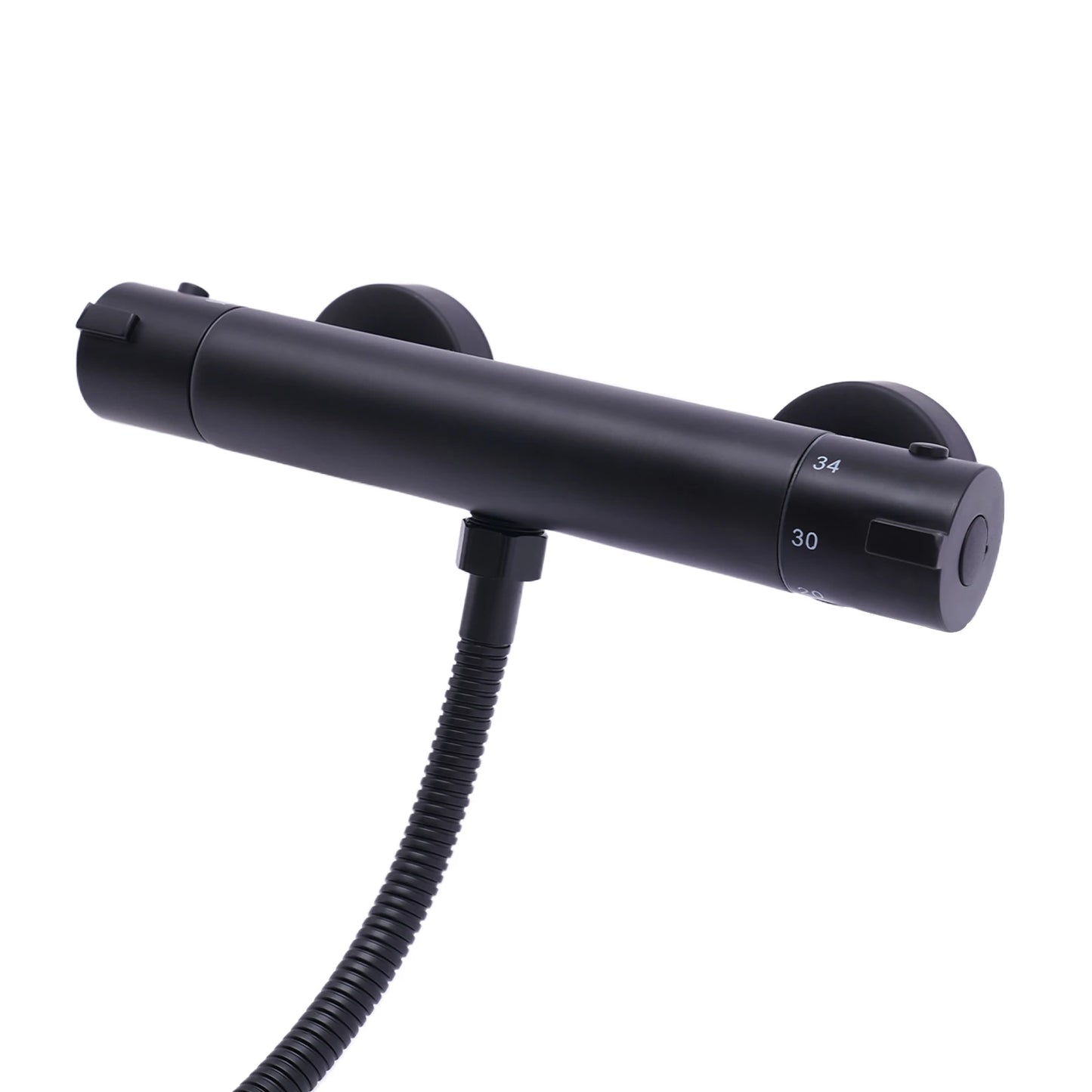NONE Thermostatisches Handbrause-Set 3 Modi Wandmontage 38°C-Regelung