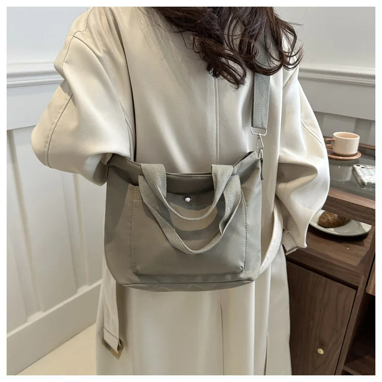 Small Casual Tote Bags Women Shoulder Messenger Bags Korean Canvas Fashion Female Crossbody Bag for Girl 2024 Cloth Handbags