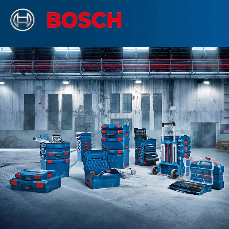Bosch Werkzeug Box 2025 - Plastik Koffer Multifunktional Hardware Aufbewahrung Box - Bosch Elektro Bohrer Plastik Koffer Werkzeug