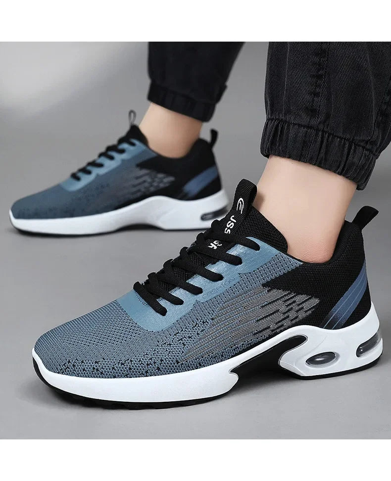 Fashionable Breathable Sneakers for Men - Stylish Mesh Casual Shoes for Daily Wear