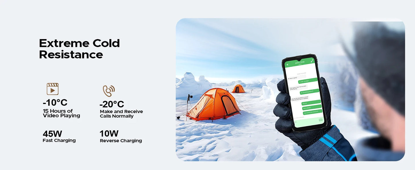 DOOGEE V Max LR Laser-Entfernungsmesser - 20500 mAh, 45W, 6,78 Zoll