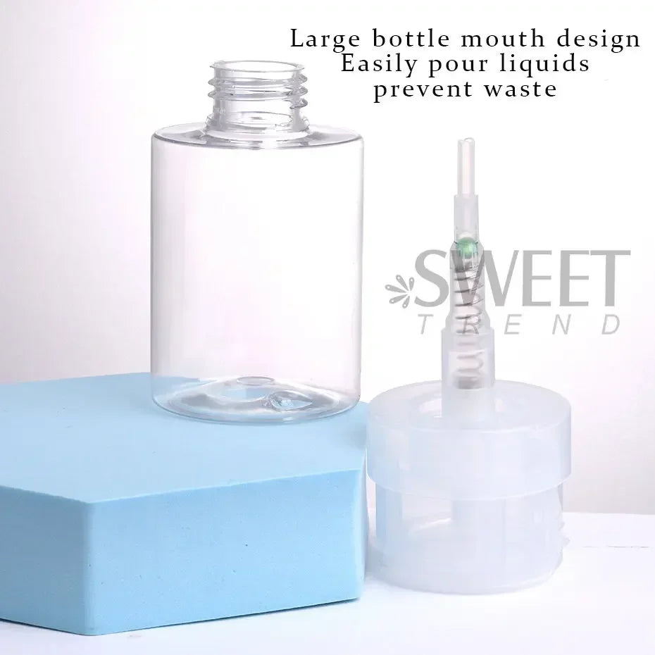 SWEET TREND Pressflasche Nachfüllbar - 100ml Klar Plastik